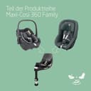 Maxi-Cosi Pearl 360 i-Size baby autositz, autositz 360 grad drehbar, 3 Monate - 4 Jahre (61-105 cm), Drehung mit nur einer Hand, ClimaFlow, Easy-In-Gurt, G-CELL, Authentic Graphite - 9