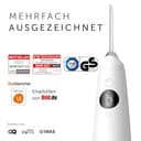 Wondersmile Munddusche PRO - Testsieger 2026-100 Tage risikofrei testen - SmoothFlow-Technologie für optimale Zahn- & Zahnfleischpflege - mit 5 Modi - PowerAkku mit bis zu 30 Tagen Laufzeit - 6