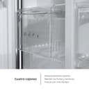 Corberó – Frigorífico Americano | CFSBSM460NFX | 460L | 177.5cm | No Frost | Motor Inverter |41 dB | Display en la puerta | Súper Enfriamiento | Súper Congelación | Inox - 7