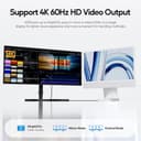 PULWTOP Upgraded iMac Hub für M1/M3/M4, iMac Zubehör M4 unterstützt 4TB SSD-Gehäuse (SSD Nicht enthalten), USB C Hub für iMac 24 Zoll mit 4K@60Hz HDMI, 2,5GbE (Silber) - 4