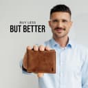 Berliner Bags Portafoglio Uomo in Vera Pelle con Protezione RFID, 4 Carte, 2 Scomparti Banconote, Portamonete, Tasca Documenti, Gettone Carrello, Scatola Regalo – Marrone - 9