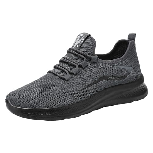 Scarpe da Running Uomo - Scarpe Sportive Moderne Uomo Nuovo Modello Maglia Traspirante Antiscivolo Fondo Piatto Comode Suola Spessa Casual