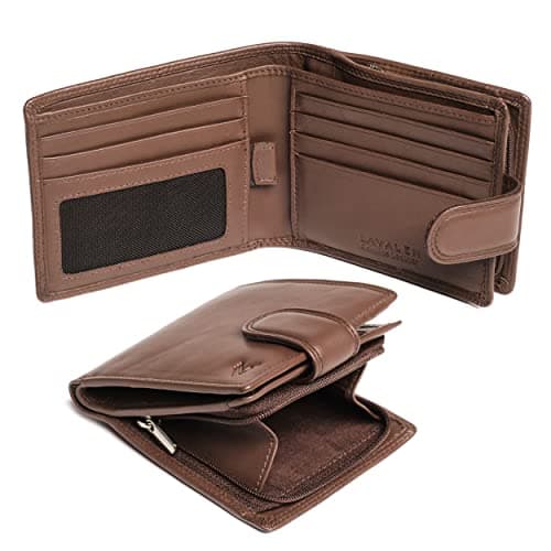Lavalen Carteras para Hombre Piel - Monedero con Estilo - Cartera Hombre Hecha a Mano Cuero Auténtico - Billeteras con RFID - La Cartera Cómoda - Wallets for Men - Regalos Originales.