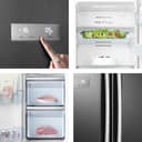 Hisense RS741N4WBE Freestanding American Side by side Door American Fridge Freezer 578 litre, Black, with Non-Plumbed Water Dispenser, Black, 90.8 × 179.3 × 74.3 cm (W×H×D) - 4