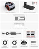 Segway Navimow i105E Robot Tagliaerba Senza Filo Perimetrale, RTK+Vision con Pianificazione Percorso, Auto-Mappatura, Evita Ostacoli Automaticamente, Silenzioso Robot Rasaerba da Giardino, Max. 600 m² - 6
