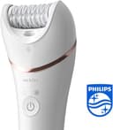 Philips Epilierer Series 8000, kabelloser Nass- und Trockenepilierer für Beine und Körper, mit 9 Zubehörteilen, Rasierer, Langhaarschneider, Pediküre und Körperpeeling-Gerät, Modell BRE740/10 - 7