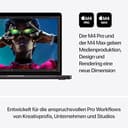 Apple 2024 MacBook Pro Laptop mit M4 Pro Chip mit 12-Core CPU und 16-Core GPU: 14,2" Liquid Retina XDR Display, 24 GB gemeinsamer Arbeitsspeicher, 512 GB SSD Speicher; Space Schwarz - 3
