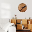 Beflourish Wanduhr Ohne Tickgeräus Holz Modern Wanduhren für Büro, Wohnzimmer, Küche, Schule Kinderzimmer (40cm) - 4