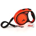 flexi® Xtreme L Cinta 5 m Negro/Naranja, Correa Extensible para Perros hasta máx. 65 kg - 1