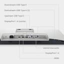 Dell U2424H UltraSharp 24" Full HD (1920x1080) Monitor, 120Hz, IPS, 5ms, 100% sRGB, 2x USB-C, 2x DisplayPort, HDMI, 3x USB, 3 Anni di Garanzia, Argento - 8