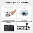 UGREEN Docking Station Compatibile con Mac Mini M4 e M4 Pro Hub USB C Supporto con Alloggiamento M.2 NVME SSD DisplayPort 4K 240Hz 144Hz USB 3.2 4A1C 10Gbps SD TF Slot 3.5mm Aux - 5