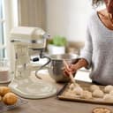 KitchenAid Artisan 5KSM60SPX 5.6L Bowl-Lift Stand Mixer, 11 Speeds & Soft Start, Heavy Duty Full Metal Construction, Kneads 3.7kg Dough, Makes 11 Dozen Cookies, Almond Cream - 6