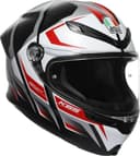 AGV K6 S Karve Casco, nero opaco/rosso/bianco, XL (61/62) - 1