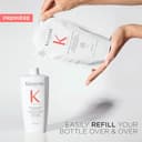 Kérastase, Première, Champú Descalcificante y Reparador, Para cabello dañado, Con Ácido Cítrico y Glicina, Sin Sulfatos, Bain Décalcifiant Réparateur, Recarga 500ml - 4