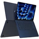 Compatible for MacBook Air 15 inch Case M4 2025 2024 2023 M3 M2 [100% Match Official Color] [Ultra Thin Armor] Protective Hard Shell Matte Cover for Laptop A3241 A3114 A2941 - Midnight Clear - 9