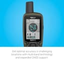 Garmin GPSMAP 65, Rugged Battery Operated Handheld, ABC Sensors, Expanded Satellite Support, Multi-Band Technology, Multi-GNSS Technology, Pre Loaded Maps (TopoActive Europe), 2.6" Colour Display - 3