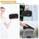 Elonbo Custodia da trasporto per calcolatrice grafica a colori CASIO FX-9750GIII/PRIZM FX-CG50, tasca extra con cerniera per cavo di ricarica, caricabatterie, manuale, nero - 6