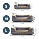 Silentnight Impress Memory Foam Pet Dog Bed – Small Cosy Comfortable Pet Bed for Puppy, Dog, Kitten or Cat – Machine Washable, Super Supportive with Memory Foam Cushion – Grey, Small - 9