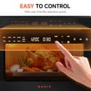 OUNIN Horno Vapor 24L, 9 en 1 Horno Multifunción, con Pantalla LED para Cocción al Vapor, Freidora de Aire, Tostado, Asado, Horneado, Recalentado, Deshidratación y Fermentación, en Acero Inoxidable - 7