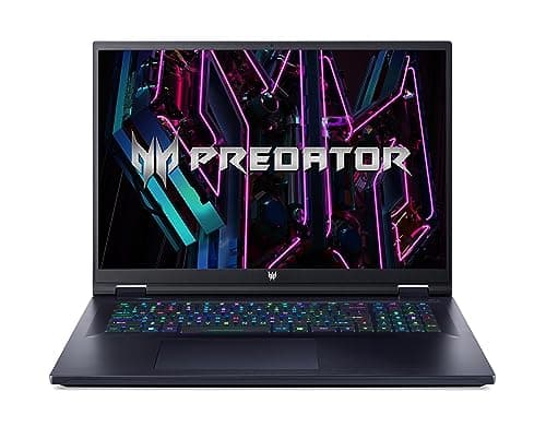 Acer Predator Helios 18 (PH18-71-750Y) Gaming Laptop | 18 Inch WQXGA 165Hz Display | Intel Core i7 13700HX | 32 GB RAM | 1 TB SSD | NVIDIA GeForce RTX 4070 | Windows 11 | QWERTZ Keyboard | Black