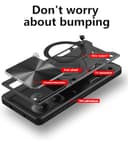 Jiajihua Compatible with Realme GT 6T 5G Cover,Compatible with Realme GT Neo6 SE 5G / GT Neo6 5G Car Mount Magnetic Stand Slide Lens 2 in 1 Case White - 2