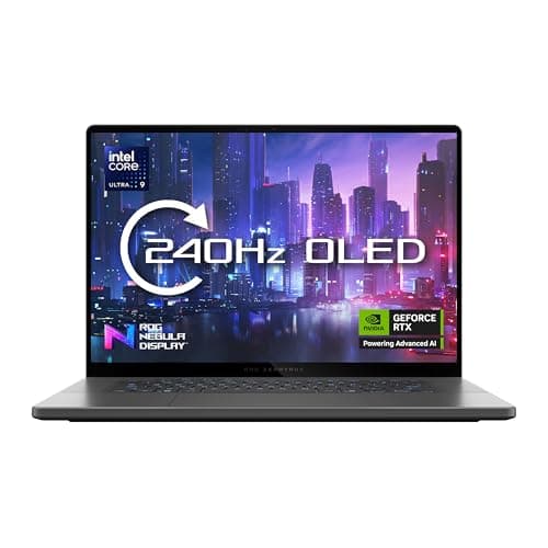 ASUS ROG Zephyrus M16 GU605CW 16.0" WQXGA 240Hz OLED Gaming Laptop (Intel Core Ultra 9 285H, NVIDIA GeForce RTX 5080, 32GB RAM, 2TB PCIe SSD, Windows 11 Home)