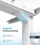 MAIDeSITe Scrivania Regolabile in Altezza con 2 Potenti Motori, 3 Livelli Telaio della Scrivania Elettrica Regolabile in Altezza e 4 Memorie e Funzione di Protezione Anti-collisione -T2 Pro Plus - 5