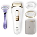 Braun Silk Expert Pro 5 Epilatore LUCE PULSATA Alternativa al laser, Ideale per Zone Sensibili, Viso, Bikini e Ascelle, 2 Accessori, Rasoio, Custodia Viaggio, Idea Regalo PL5157 Bianco e Oro - 8