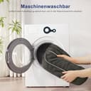 CORTES PETS Cuccia ortopedica per cani di taglia piccola – Divano per cani – Rivestimento sfoderabile e lavabile, bordi rialzati – Sofà – Memory Foam, impermeabile – Cuscino per cani 60 x 48 cm - 7