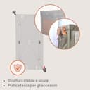 Lionelo Ellen Lettino da Viaggio 3 in 1 – Culla Co-Sleeping con Fianco Abbassabile, Box Bambini con Materasso a 2 Livelli, 125 × 65 × 78 cm, Uscita Laterale Zip, Ruote con Freno, Borsa da Trasporto - 6