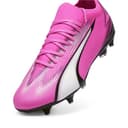 Puma Men Ultra Match Mxsg Soccer Shoes, Poison Pink-Puma White-Puma Black, 43 EU - 6