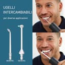 Panasonic Serie 800 Irrigatore Orale a Ultrasuoni EW-DJ86-K503, Idropulsore dentale, 200ml, 1 Ugello a Ultrasuoni e 1 Ugello Ortodontico, 5 Impostazioni di Pressione, Accessorio da Viaggio, Nero - 9