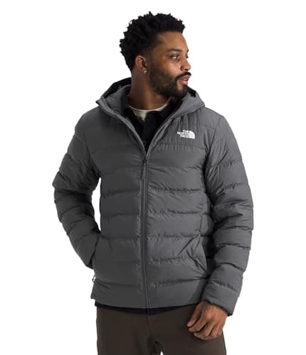 The North Face Aconcagua 3 Hoodie Chaqueta de plumas para hombre Smoked Pearl XXL
