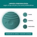 FOREO LUNA 4 MEN cepillo de limpieza facial, piel y barba - Masaje facial reafirmante - Cuidado antiedad - Mejora la absorción de productos de cuidado facial - Uso con app - Carga USB - Impermeable - 4