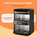 COSORI Turbo Tower Pro Airfryer, Keramikbeschichtung Heißluftfritteuse 2 Kammern, 10,8L Heissluftfritteuse mit DualBlaze, Ohne Teflon Beschichtung, Automatische Luftstrom-Regulierung - 7