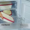 Corbero - Frigorífico Combi Estático | CCH1824EW | 262L | 180cm | Cajón Crisper | Luz LED | Estanterías Cristal | Hueveras y Cubiteras | Blanco - 5