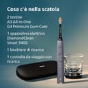 Philips Sonicare DiamondClean Smart 9400 spazzolino elettrico, spazzolino sonico con app, sensore di pressione, rilevamento della testina, grigio, modello HX9917/90 - 10