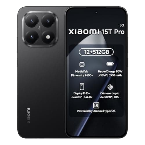 XIAOMI 15T Pro Black, 12GB RAM, 512GB ROM