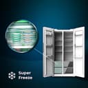 Cecotec Frigorífico Americano 2 Puertas Bolero CoolMarket SBS 430 Inox E. Side by Side de 430 L, Altura 176 cm y 84 cm Ancho, Sistema Multi Air Flow, Total No Frost, Motor Inverter Plus - 11