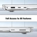 FINTIE Custodia Compatibile con 15 Pollici Microsoft Surface Laptop 7 2024 (Modello: 2037), Cover Leggera Sottile e Rigida Case, Trasparente Cristallo - 4