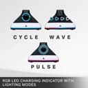 Estación de Carga PowerA para PlayStation Portal™ Remote Player con Lumectra™, iluminación RGB, alimentación USB, Cargador magnético, Carga y exposición, Base con Peso, con Licencia Oficial - 4