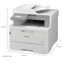 BROTHER MFC-L8340CDW Professional Compact Colour LED All-in-one Printer,Print, copy, scan and fax, Wireless, USB 2.0,UK Plug - 3