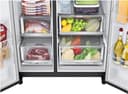 LG GSXV91MCLE, Klasse E, 635 L, Side-by-Side Kühlschrank mit InstaView, Total No Frost mit Gefrierfach, Eis - Crushed Ice & Wasserspender mit UVnano, DoorCooling+, LINEARCooling, Wi-Fi ꟷ Matte Black - 11