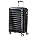 American Tourister Flashline - Spinner M, Maleta, 67 cm, 69/75 L, Black (Shadow Black) - 1