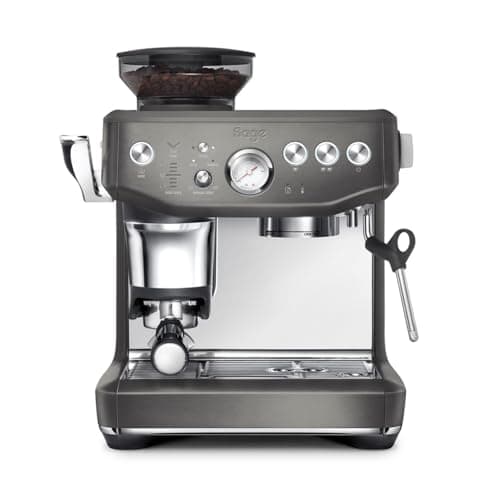 Sage - The Barista Express Impress - Macchina Caffè in Grani con Macinacaffè Integrato, Dosaggio e Pressatura Automatica (10 kg), Lancia Vapore Manuale per Latte Art - Acciaio Inox Nero