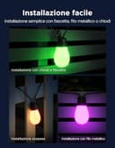 Govee Catena Luminosa Esterno, 15M Lampadine LED RGBIC Bianco Caldo, Controllo APP WiFi con Alexa Luci da Esterno, IP66 Impermeabile, 111 Modalità di Scena, Adatto per Giardino, Balcone, Gazebo - 8