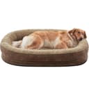 Pawk Orthopädisches Hundebett Grosse Hunde, Vierseitiges Nackenrolle Kissen Hundebett Orthopädisch, Memory Foam Hundekorb XL Wasserdicht rutschfest, Hundebetten Abnehmbar und Waschbar - 1