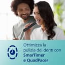 Philips Sonicare 3100 spazzolino elettrico sonico, sensore di pressione e timer, custodia da viaggio, colore nero, HX3673/14, Sonicare 3100, Nero - 5