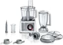 Bosch Robot da Cucina Compatto MC812S814, 45 Funzioni, 1250 W, Velocità Regolabile, Ciotola XXL da 3.9L, Frullatore da 1.5 L Incluso, Accessori per Tagliare, Macinare, Impastare, Grattugiare, Bianco - 1