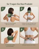 MassagegeräT, 4D NackenmassagegeräT mit Wärme, Heizendes Nacken, 3 Massageeinstellungen & 2 Heizstufen, Tiefengewebemassage für Nacken und Schultern, Wiederaufladbarer, Bionisches Massager für Eltern - 6